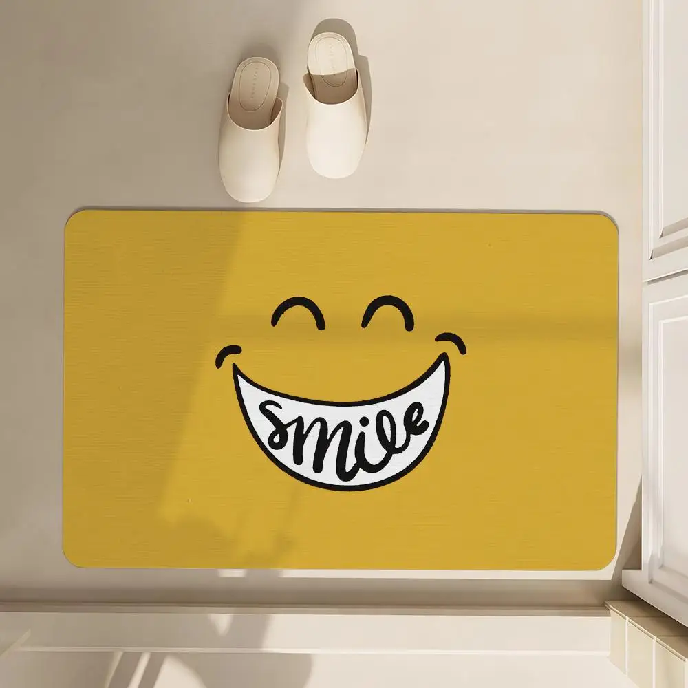 

Hello series Floor Mat Bathroom Soft Diatomaceous Mud FloorMat Bathroom Absorbent Mat,Bedroom Mat