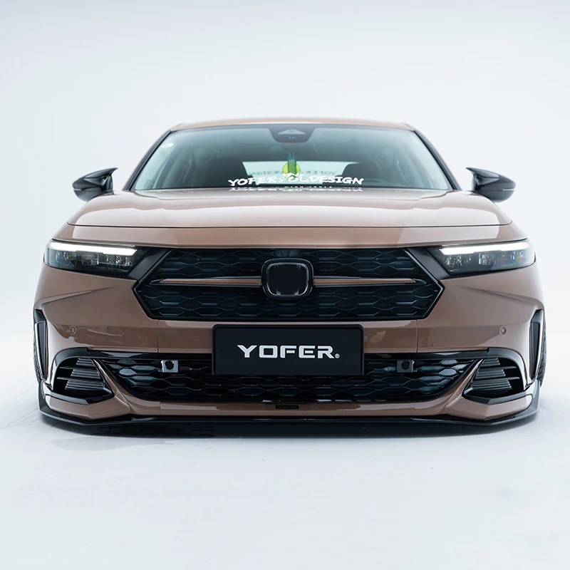For 2023-2025 11th generation Accord front bumper YOFER Front Lip Rear Diffuser Front Grill body kit split-type Accessories