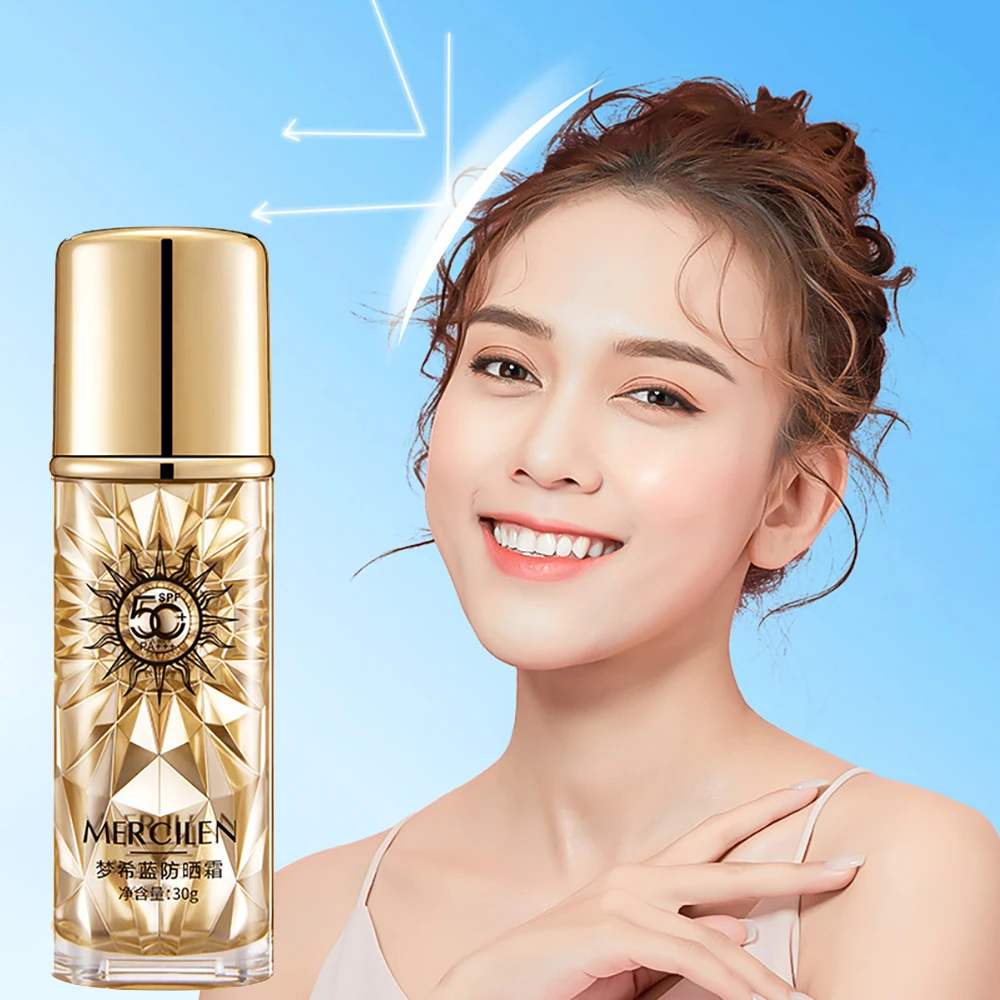 Facial Sunscreen Whitening SPF50+ Sun Cream Sunblock Body Cream Skin Care Protective Cream Anti-Aging Oil Control Moisturizing