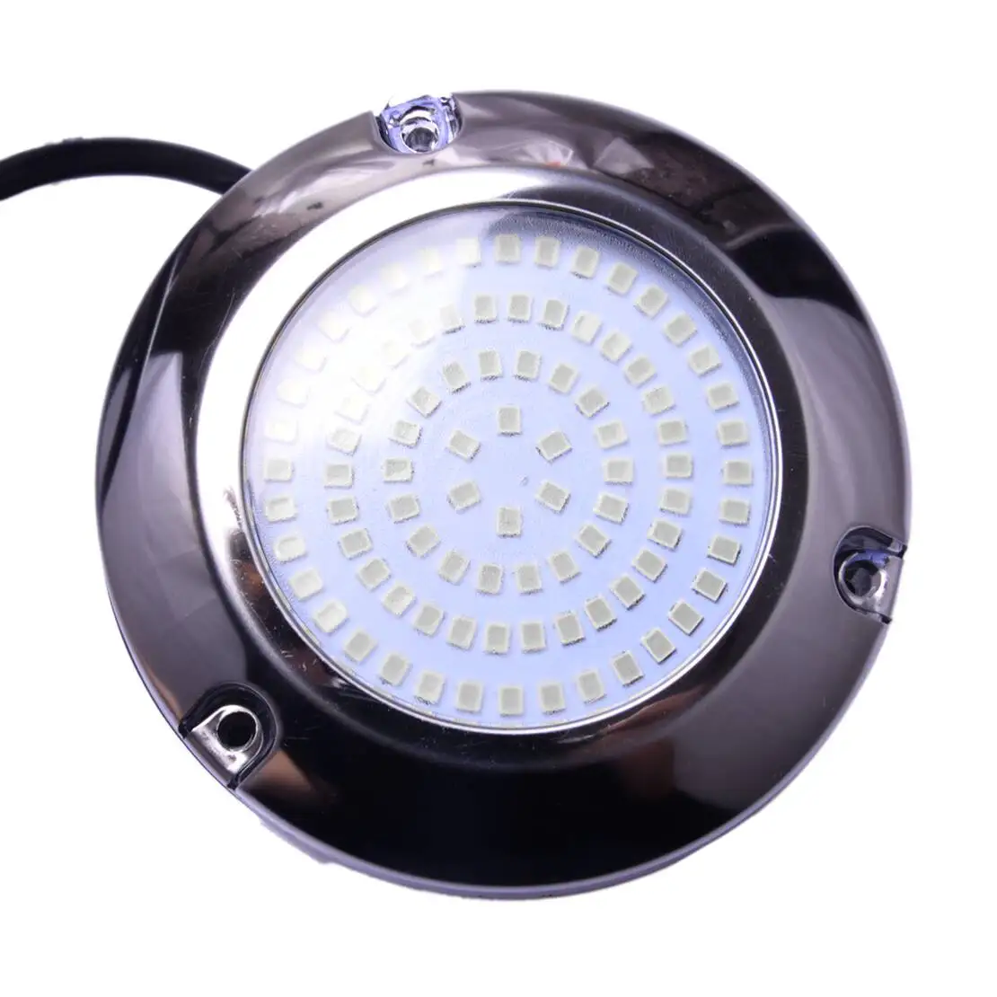 IP68 الفولاذ المقاوم للصدأ الضوء الأزرق 90LED تحت الماء عائم مركبة بحرية مقطورة معدات التخييم قافلة RV Transom Light