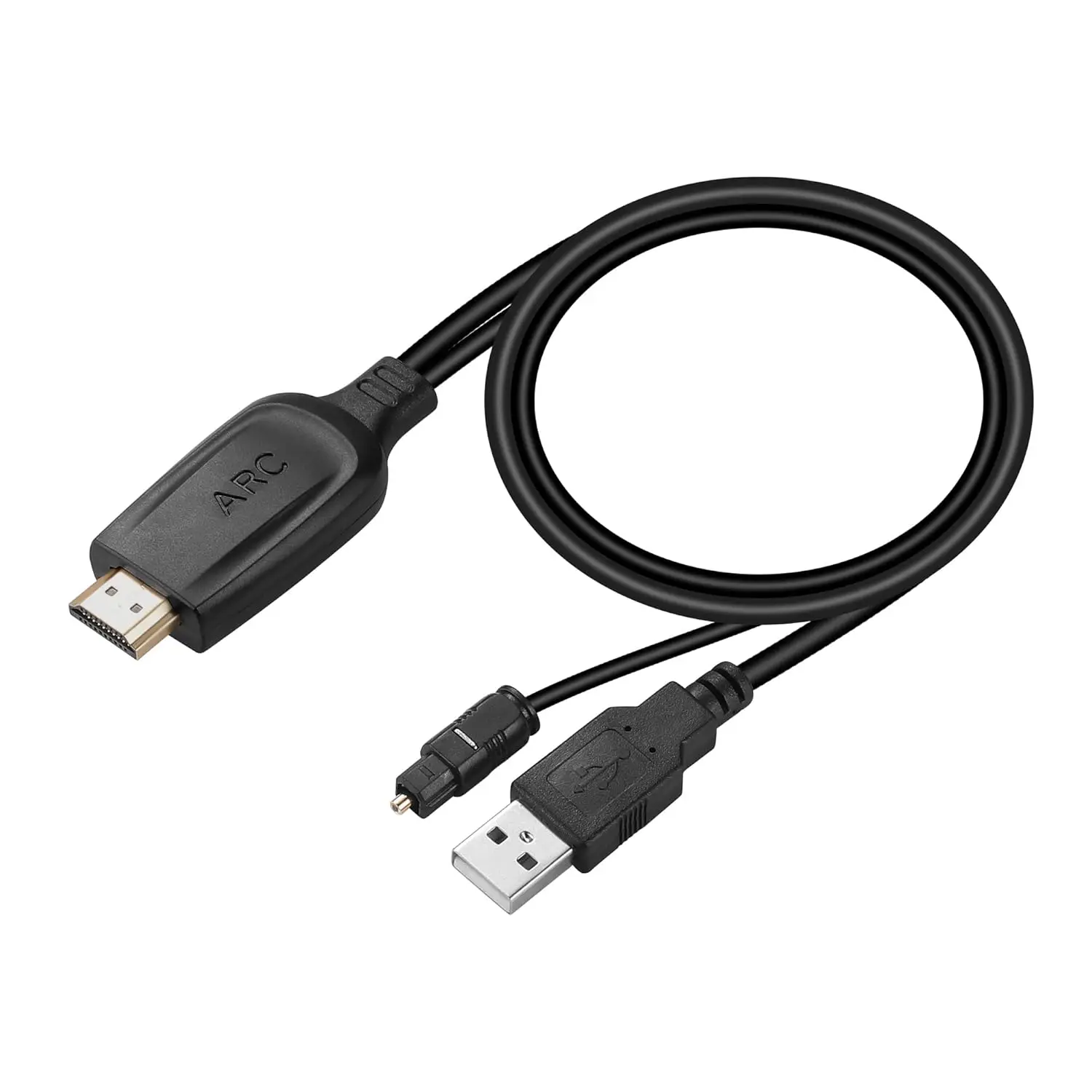 

Конвертер HDMI ARC в оптический аудиовыход для звуковых панелей телевизоров, адаптер-кабель Plug & Play с поддержкой Dolby/DTS 5.1 для домашнего кинотеатра