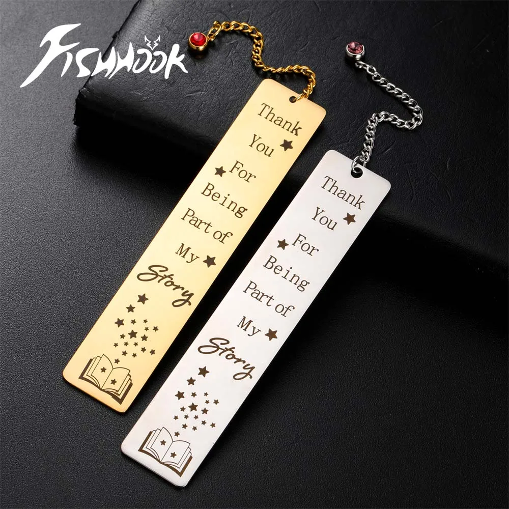 

Закладка на заказ с гравировкой текста, персонализированный подарок для студента, учителя, ребенка, пары, мужчин, женщин, семейных ювелирных изделий из нержавеющей стали