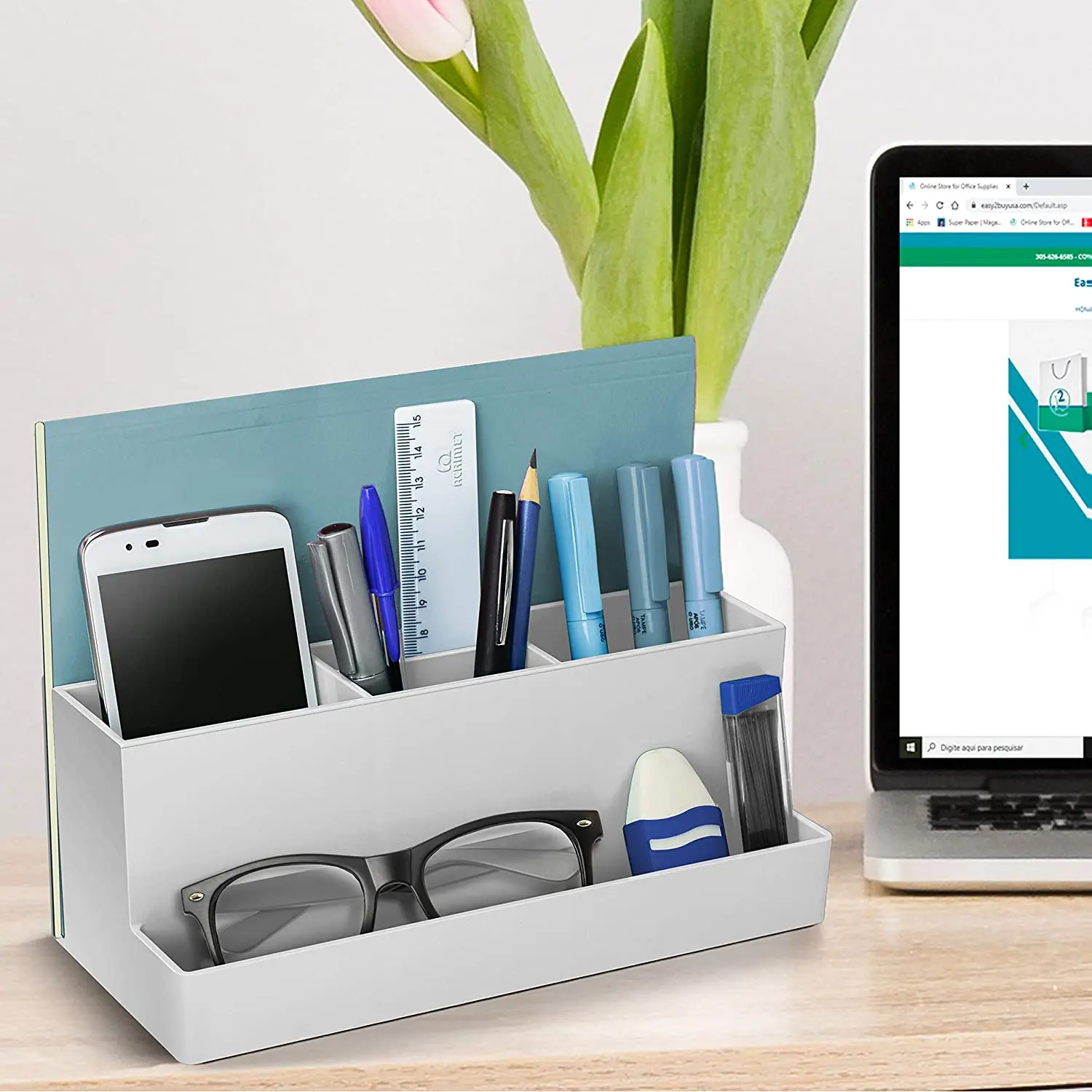 Desktop Multi Organizer Table, Storage Drawer Box, Storage Box, Medicine Box, Itens de cosméticos, Cosméticos, Branco, Cor, Novo, 2023