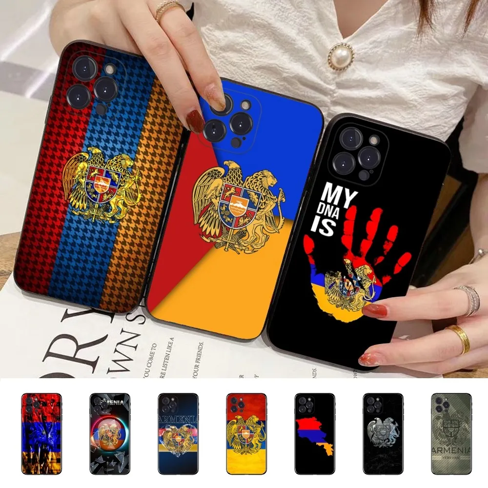 

Armenia Armenians Flag Phone Case for iPhone 15 8 7 6 6S Plus X SE 2020 XR XS 14 11 12 13 Mini Pro Max Mobile Case