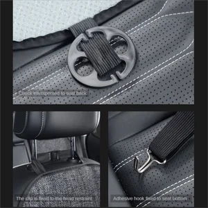 PU -Autositz -Lederkissen, wasserdicht und abhängig, geeignet für alle Stationen, geeignet für 95% der Automodelle, 1PC 8 Hauptverkaufslyder - №8