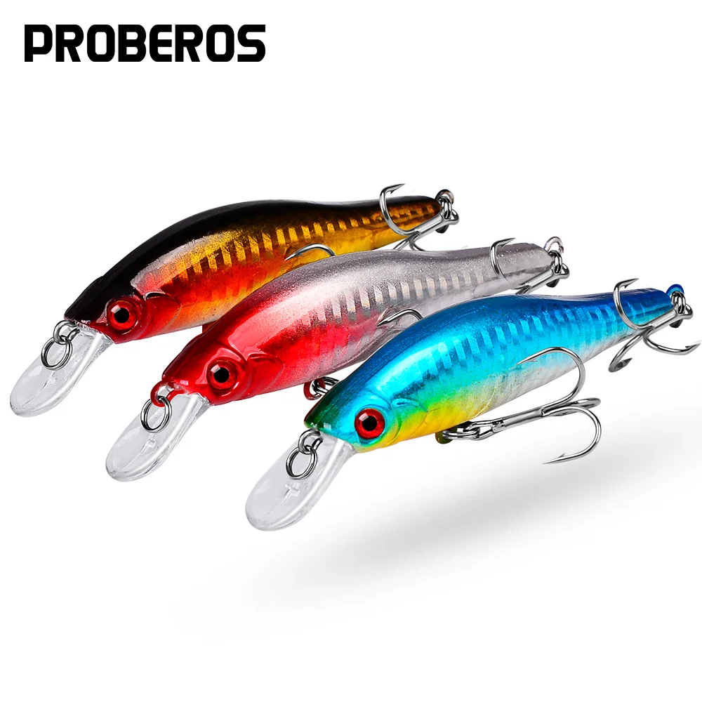 

PROBEROS 1PC Fishing Bait Gear Sea Fishing Large Objects Long Throw Bionic Plastic Hard Long Throw Floating Fish Bait