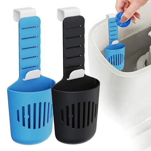 Silicone Toilet Tank Tablet Holder Versatile Toilet Bowl Hanging Cleaner and Deodorizer Hanger