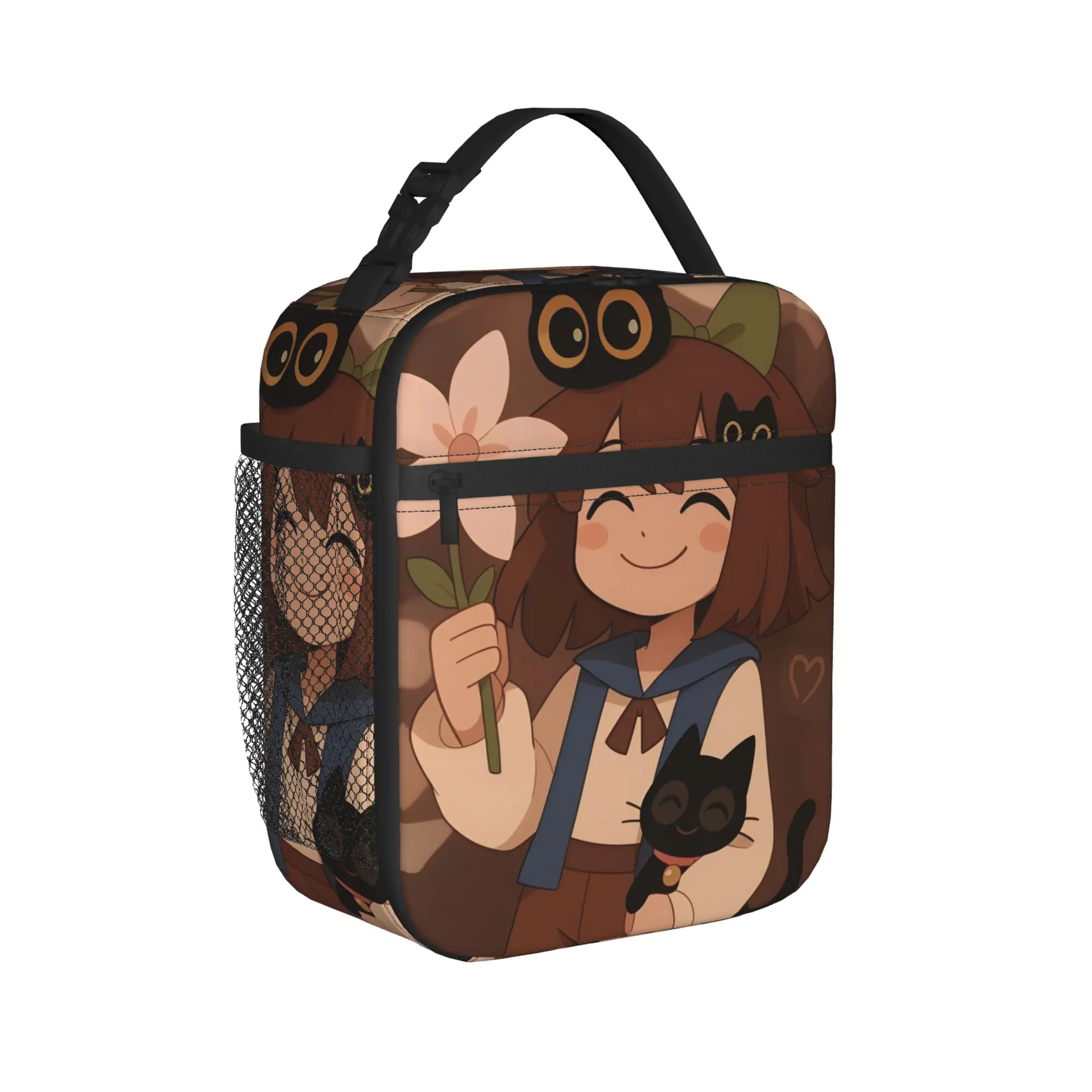 Fundamentals Paper Education Anime Thermal Insulated Lunch Bag for Travel  Reusable Bento Box Men Women Thermal Cooler Lunch Box