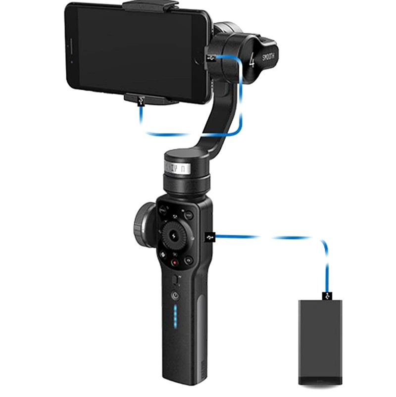 

Zhiyun SMOOTH Q Smooth 4 3-осевой мобильный стабилизатор подвеса для спортивной камеры смартфона
