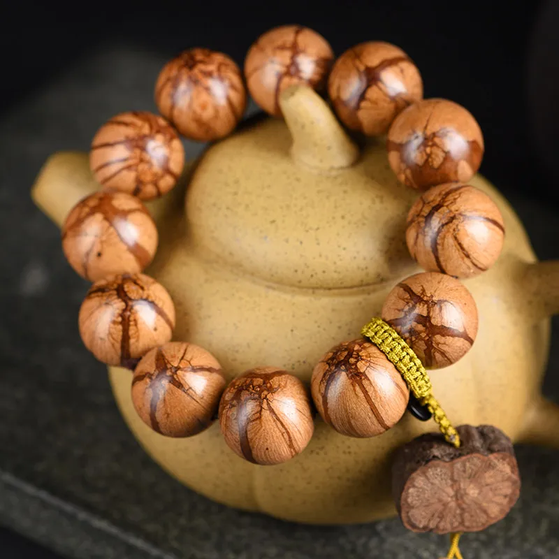 Plum Blossom Ruyi Vine Dragon Beard Vine 20mm Mala Bracelet Car Gear Shift Beads Prayer Beads Popular Wenwan For Men Women