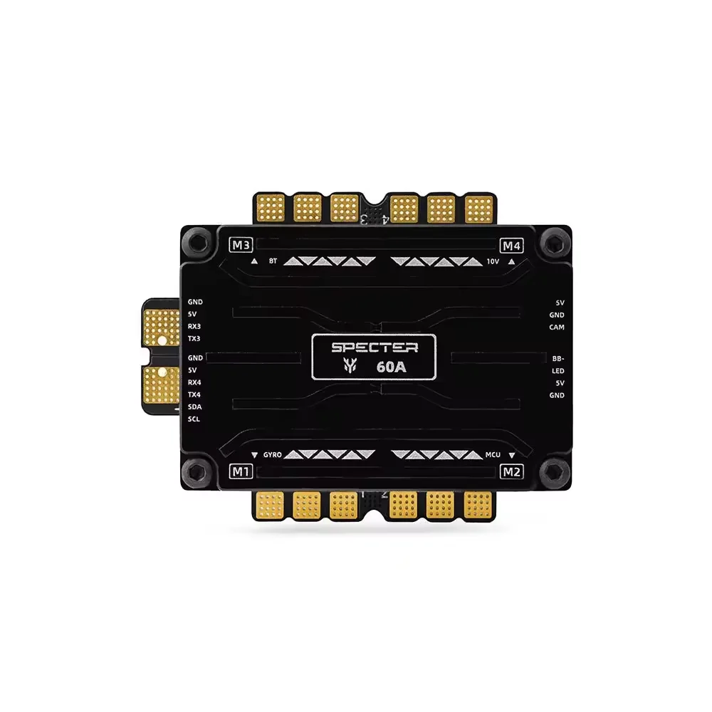 

SPECTER F760 BOX Интегрированный стек MPU6000 F722 Mini V2 Контроллер полета BL32 60A ESC 20X20 мм 3-6S для FPV