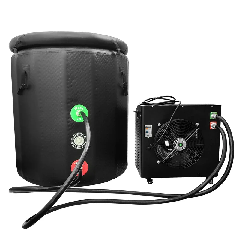 Cooler Equipment  Sport Recovery filter ozone cold plunge chiller 0.8hp 1hp water ice bath