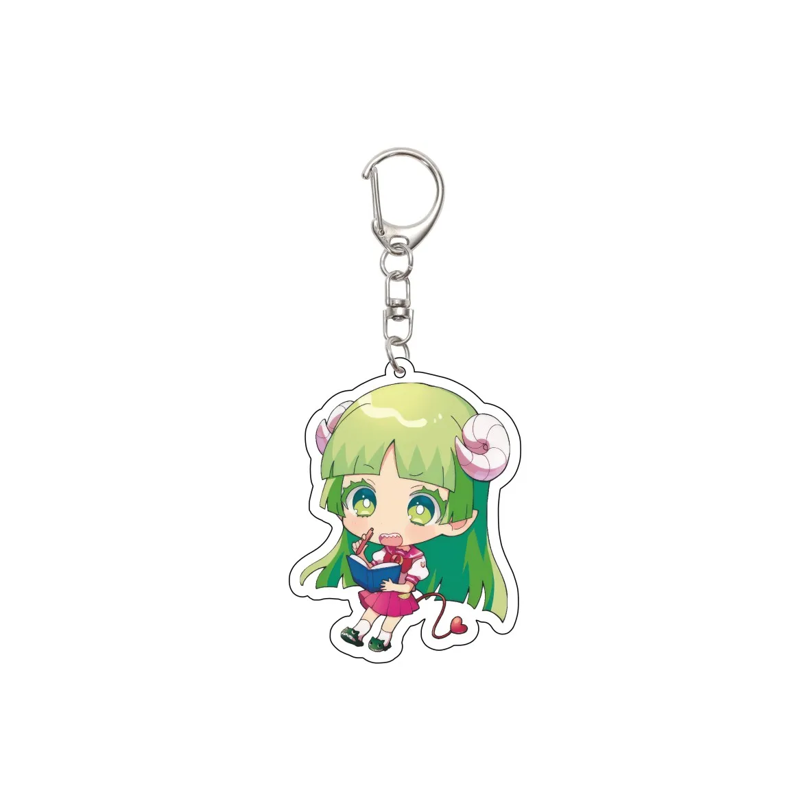 55MM Anime Welcome to Demon School Iruma kun Keychain Suzuki Iruma/Valac Clara  Key Chain Acrylic Model Plate Christmas Gifts