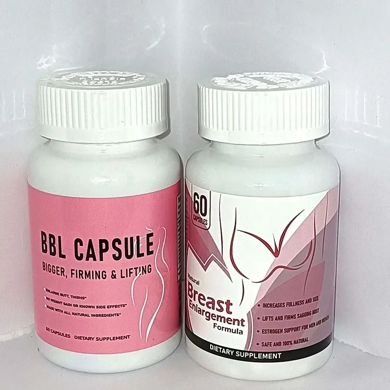 Hip lifting capsule+breast enhancement capsule filling degree and volume ensure safety and 100% natural curve healthy food