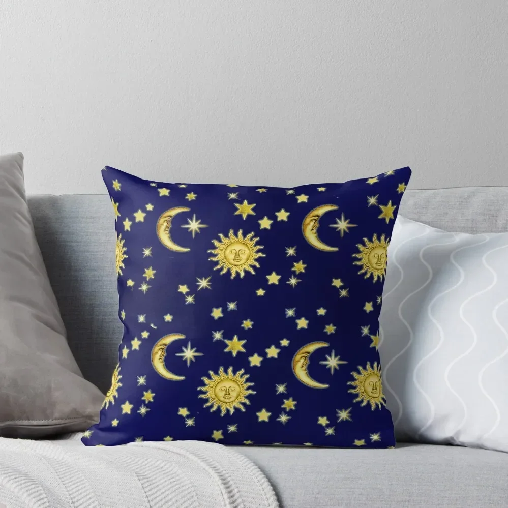 

Sun, Moon & Stars Throw Pillow Cushions sleeping pillows Pillow