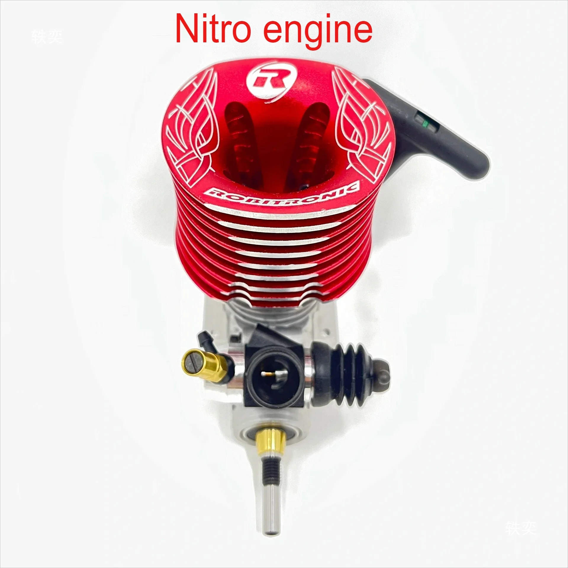 NF Methanol Nitro Engine Model Metal Material Hand Pull Start Suitable for 1/8 Off-road Truck Remote Control Car Hand Assembled
