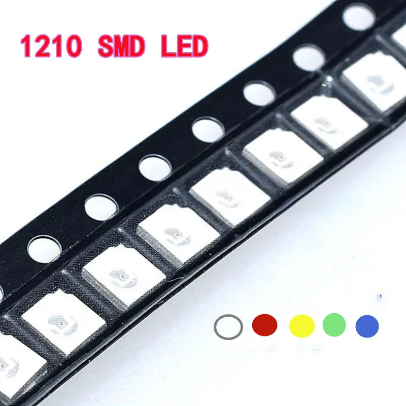 50-шт-1210-3528-smd-светодиод-высокой-яркости-красный-желтый-смарагдово-зеленый-синий-белый