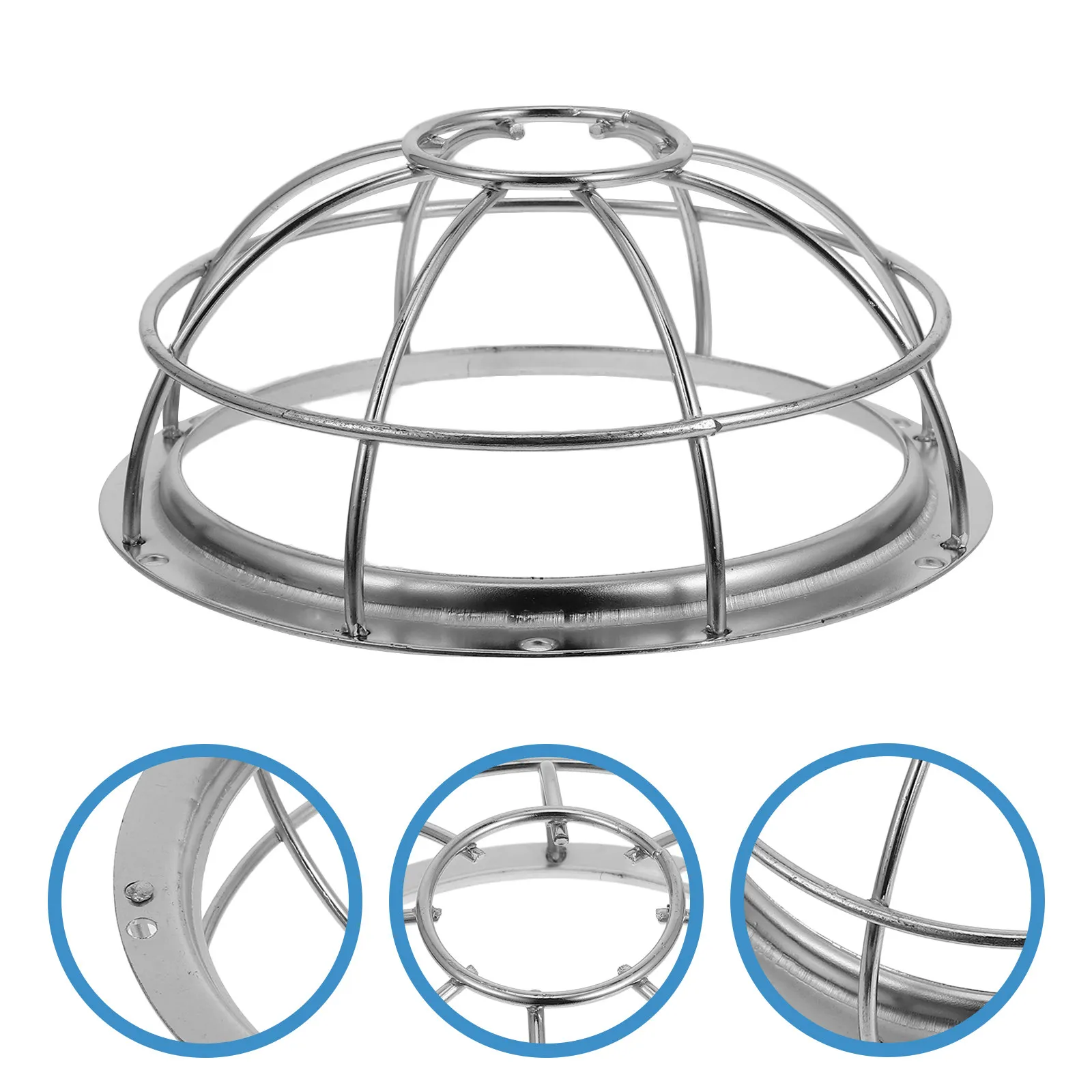 

Metal Lampshade Pendant Light Guard Iron Wire Cage for Bulb Protection Anti Collision Design Suitable Various Environments