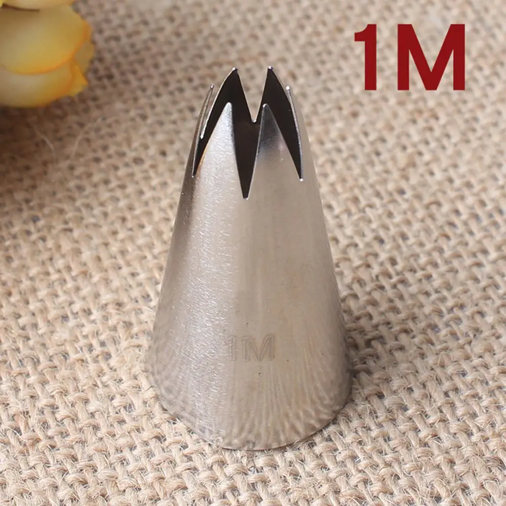 Cream Pastry Accessory Stainless Steel Stainless Steel Piping Nozzle Icing Nozzle 1M Baking Tool For DIY Baking Projects Home