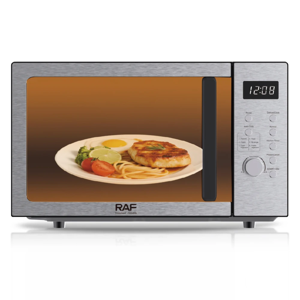 R.8010 850 واط فرن الميكروويف Horno Microondas مع سعة 25 لتر تذويب ذكي تسخين سريع وسهل التنظيف