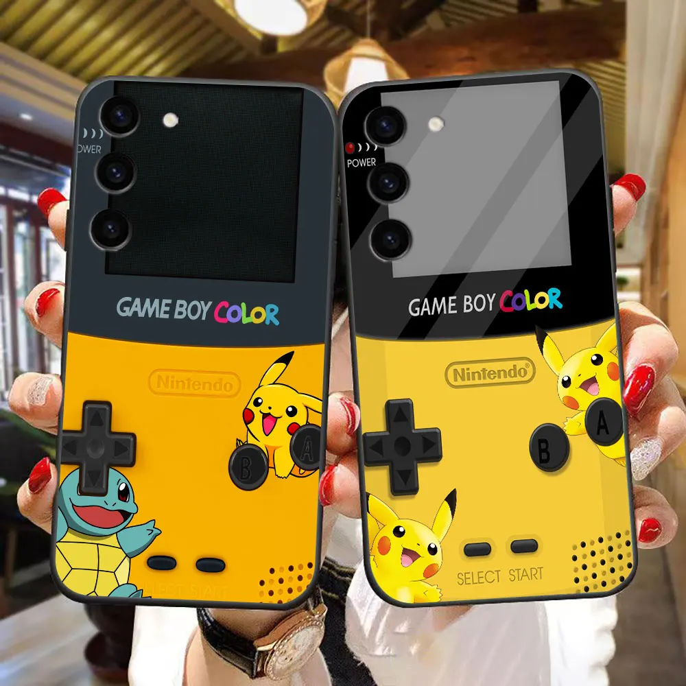 Game-Boy Color-P-Pokemon Phone Case For Samsung Galaxy S24 S23 S22 S21 S20 FE S10 S10E LITE PLUS ULTRA Case Funda Shell Cover