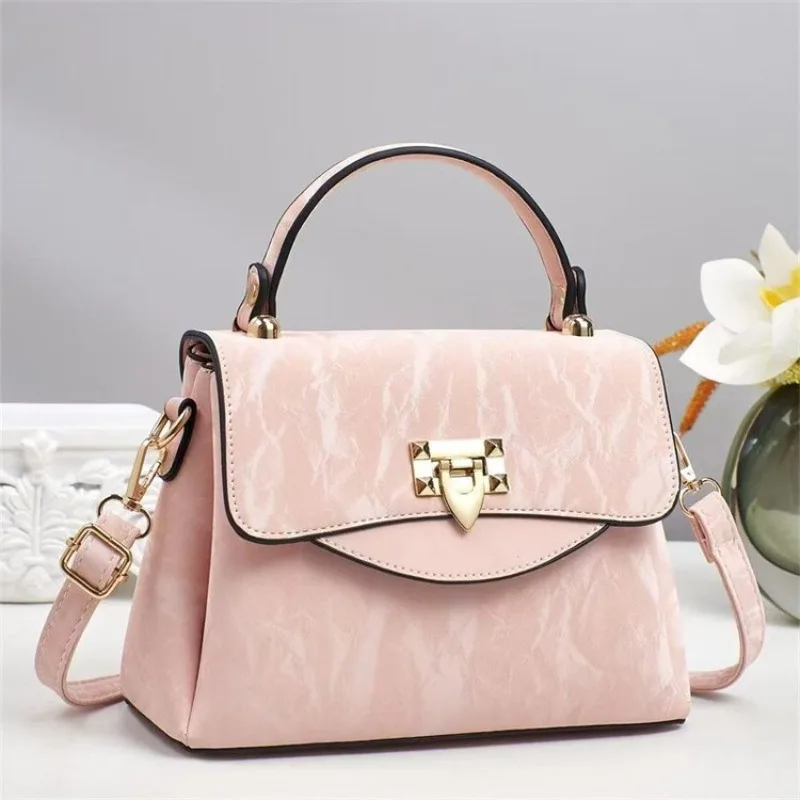 Fashion Crossbody Diaper Bag Women Messenger Purse Leather Handbag Shoulder Tote Designer Vintage Classic