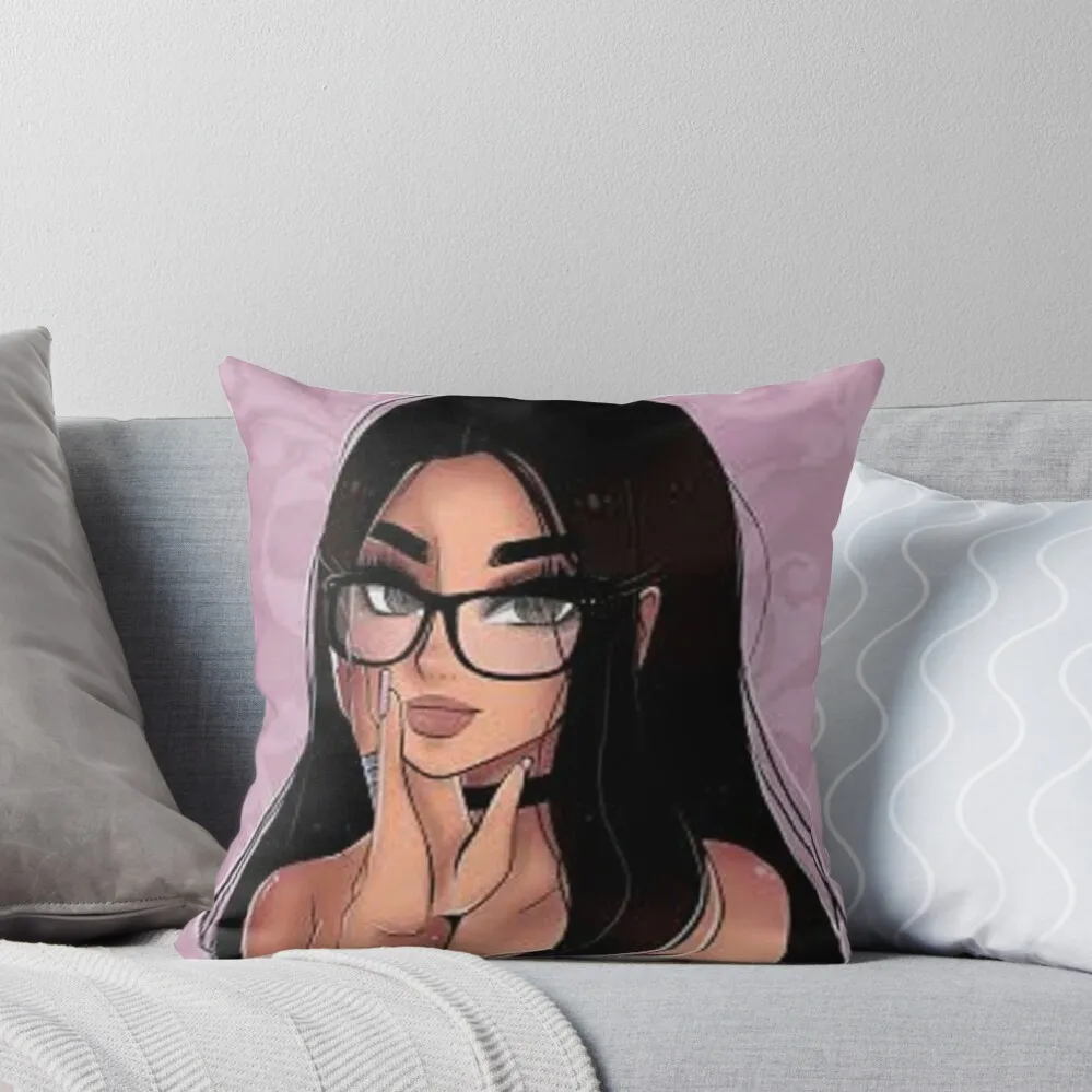 SSSniperwolf Throw Pillow Christmas Pillows bed pillows Anime pillow