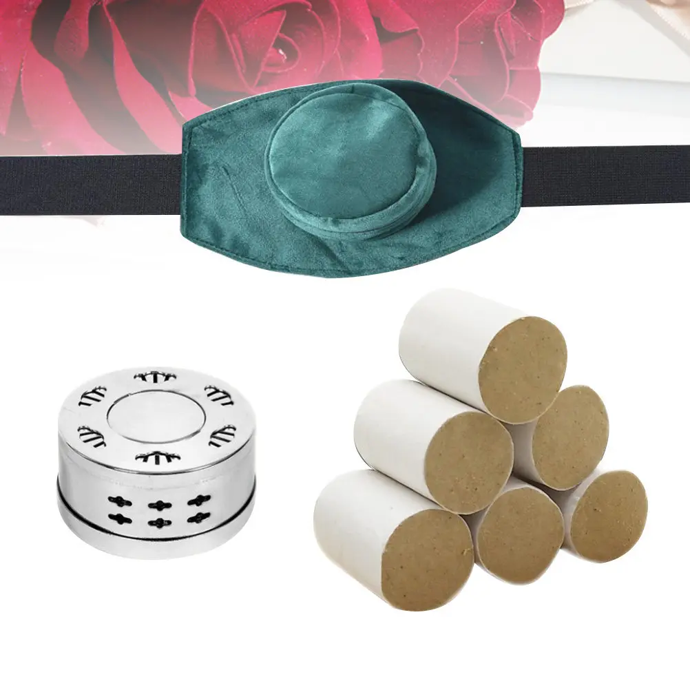 

3pcs Moxibustion Garment Kit Copper Moxa Box Adjustable Portable For Waist Stomach Knee Neck Pain Relief Home Therapy