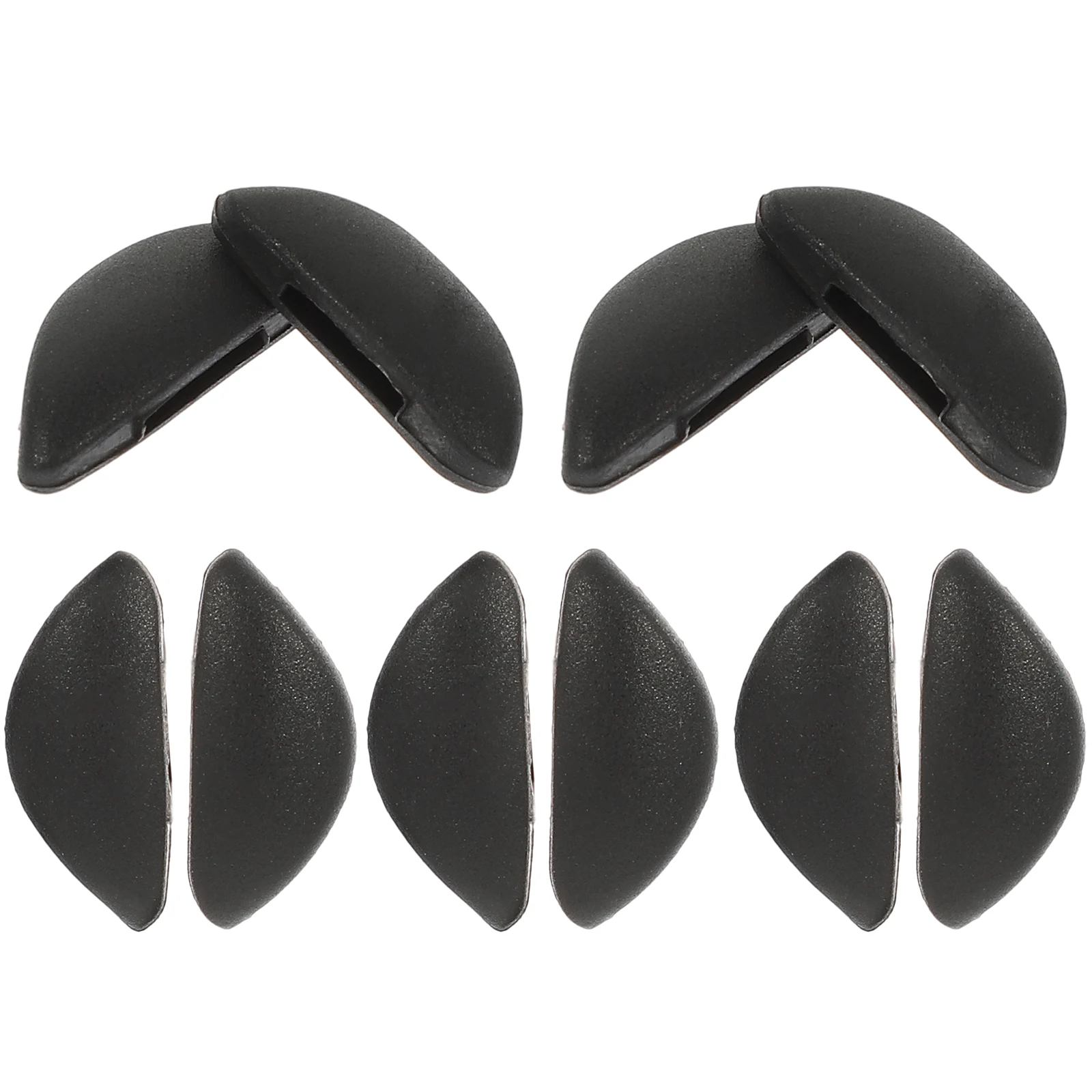 

10 Pairs Nose Pads Buckle Nasal Grips Silicone Comfort Glasses Eyewear Supplies Replacement Anti Slip Cushion Pad