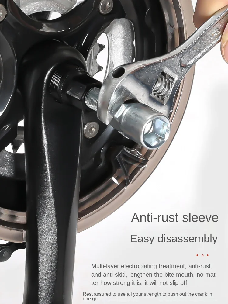 AliExpress NONE Mountain Bike Road Bike Bicycle Repair Disassembly Sprocket Puller Central Axle Sprocket Crank Removal Bicycle Repair Tool Set