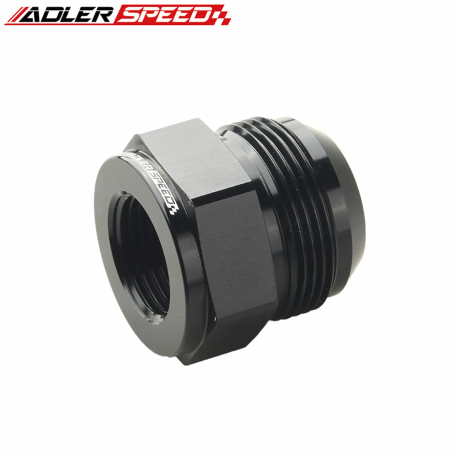 ADLER SPEED 20AN AN-20 to AN-12 12AN Fitting Expander Reducer Adapter Aluminum Black