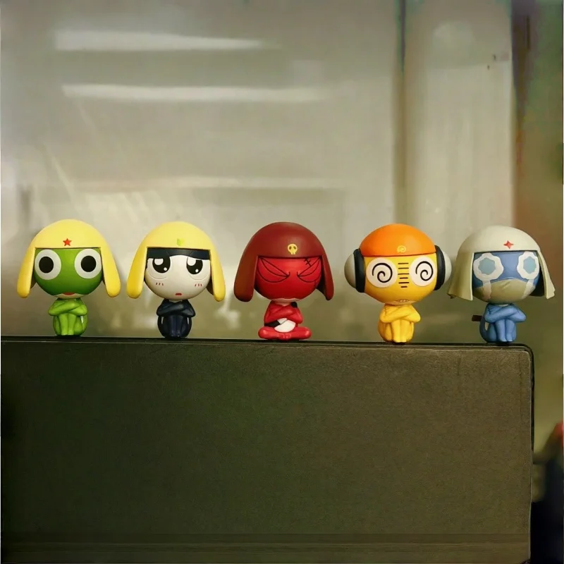 En Stock Bandai Gacha sargento Keroro conexión de personajes colgantes tridimensionales adornos cadena juntos