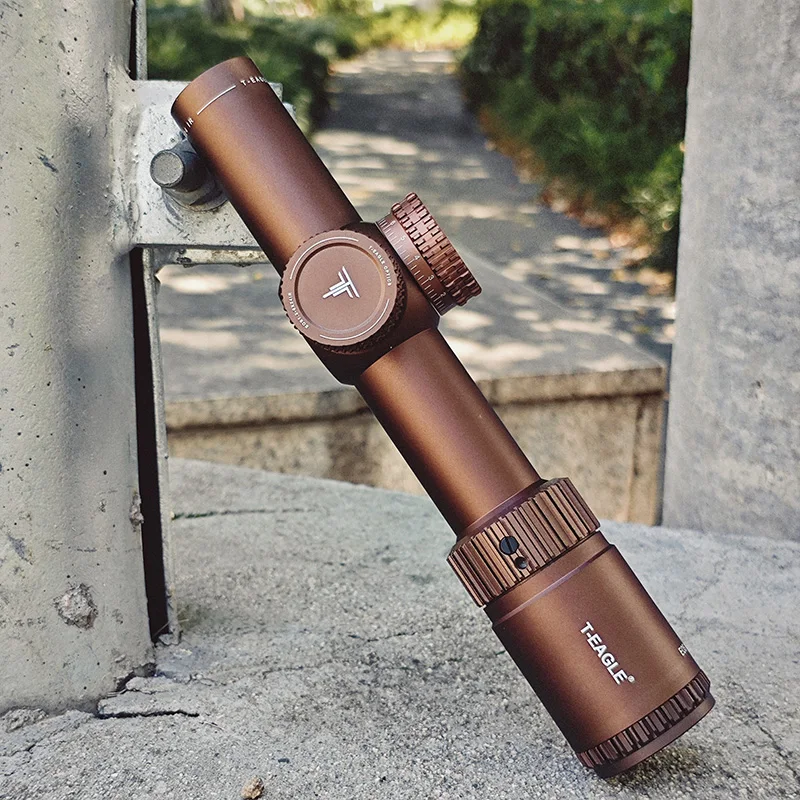 

T-EAGLE EOS 1.2-6 X24 IR Tactical LPVO Riflescope Spotting Scope for Hunting Optical Collimator Air Gun Sight Red Green Light