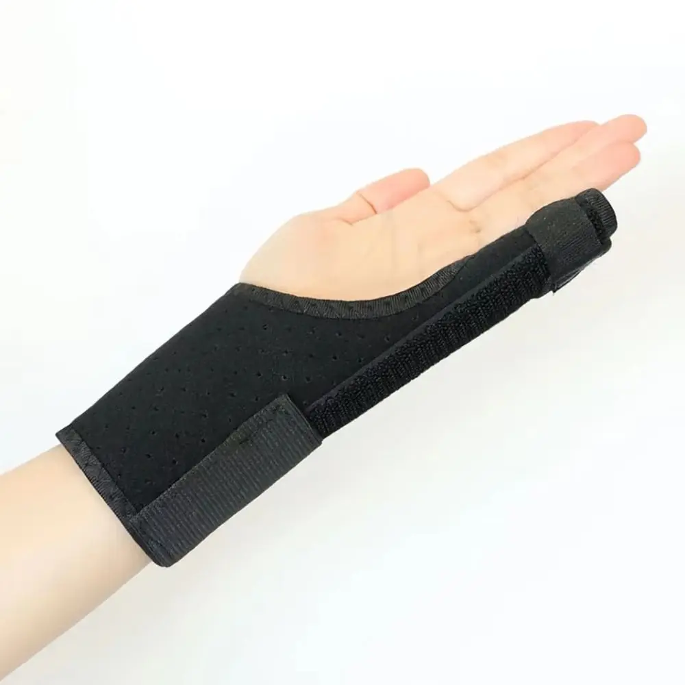 

Metal Reinforcement Office Protect Wristband Adjustable Compression Finger Splint Wristband No Deformation Lightweight