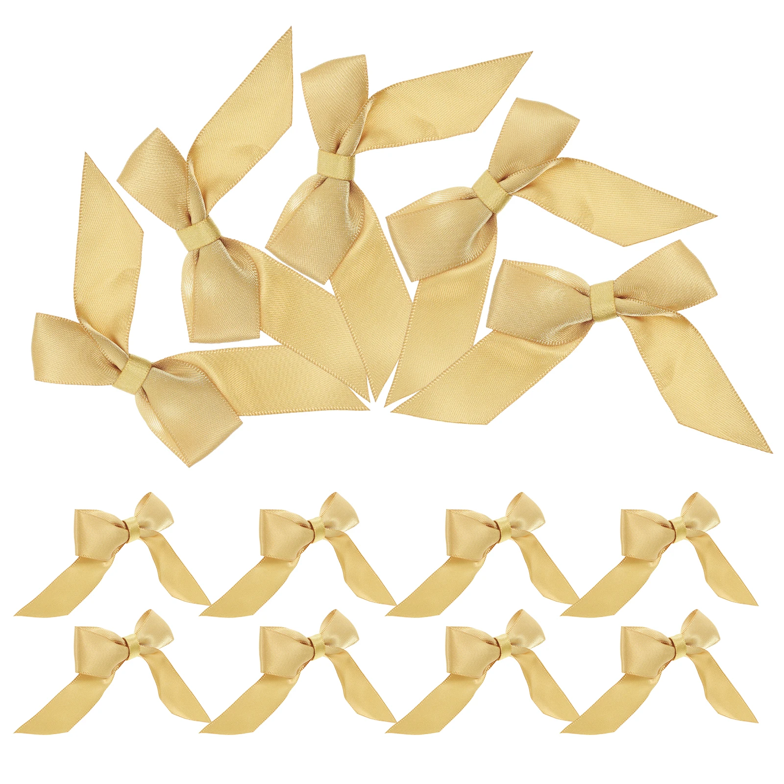 

30 PCS Bow Tie Double-sided Tape Polyester Cute Soft Bowknot Sewing Accessories