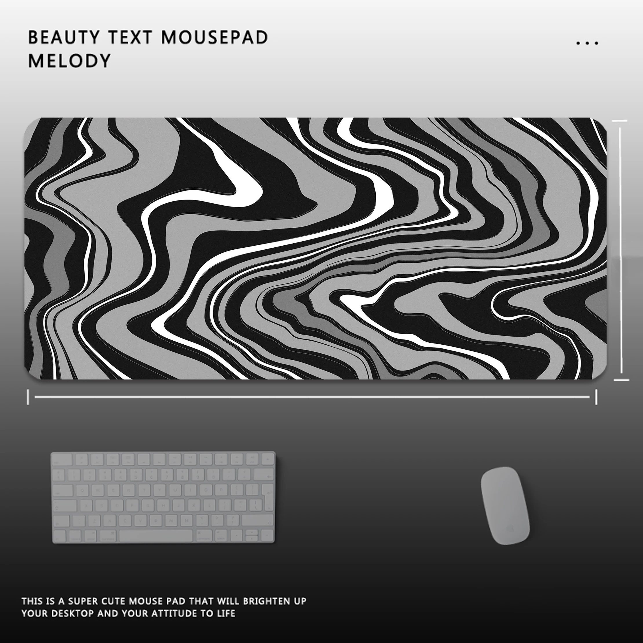 Strata Liquid HD Print Mousepad Gamer Non-slip Large Computer Mouse Mat Art Game Office Extend Mouse Pad Rubber Table Mat XXL