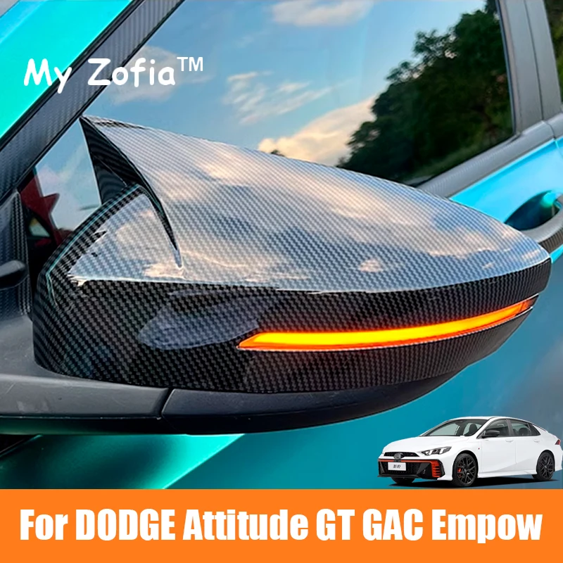 For New DODGE Attitude GT 2024 2025 GAC Empow Car Rear View Mirror Cover Protective Cover Reverse Mirror Collision Accessories