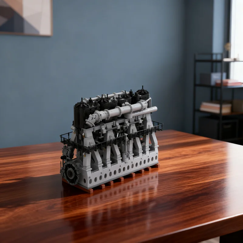 

6584 деталей MOC RMS Titanic S: Техническая модель с тройным расширением, конструктор, креативный подарок, DIY-декор для взрослых