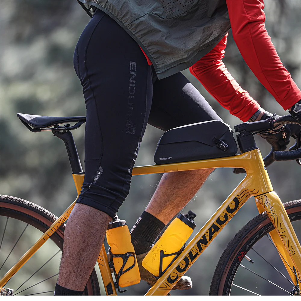 Rhinowalk دراجة أعلى كيس أنبوب مقاوم للماء الدراجة الإطار الأمامي حقيبة التخزين المسمار وحزام ثابت الدراجات السفر ل MTB الطريق الحصى #2