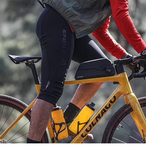 Imagen 2 del producto Rhinowalk-bolsa para tubo superior de bicicleta, bolsa de almacenamiento impermeable para cuadro frontal de bicicleta, tornillo y correa, viaje de ciclismo fijo para grava de carretera MTB