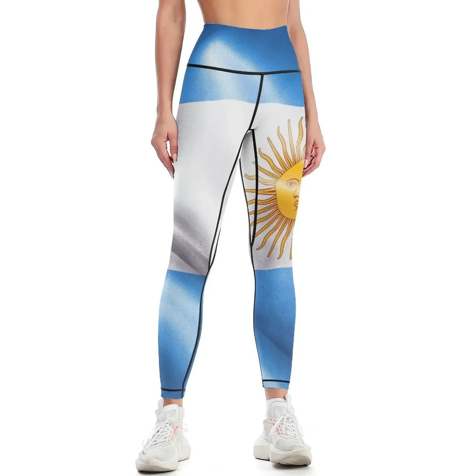 

Argentina Flag Leggings Jogger pants Women's gym Pants sport workout clothes for Womens Leggings