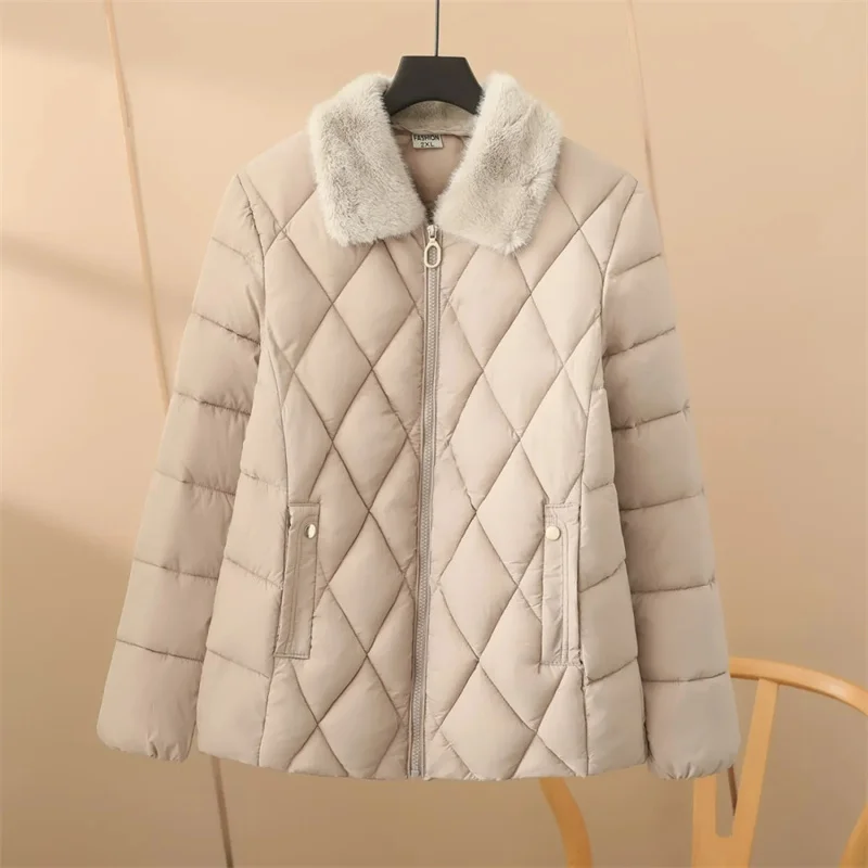 

Cotton-padded Women Short Winter 2023New Korean Version Light Warm Down Cotton-padded Jacket Joker Loose Cotton-padded Coat Lady