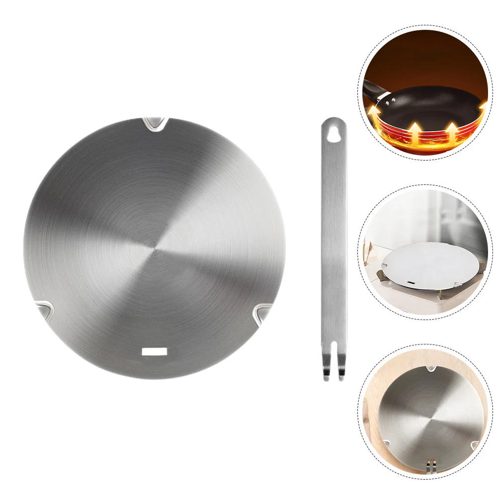 

Induction Plate Stainless Steel Aluminum Alloy Heat Diffuser for Even Cooking Suitable Induction Gas Electric Stove Heat