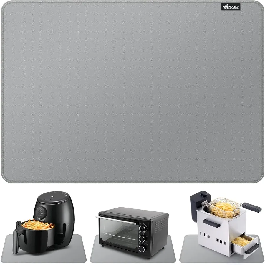 

Термостойкий коврик для фритюрницы на огнестойких силиконовых ковриках для кухонной столешницы, защитный коврик для носа и водонепроницаемый