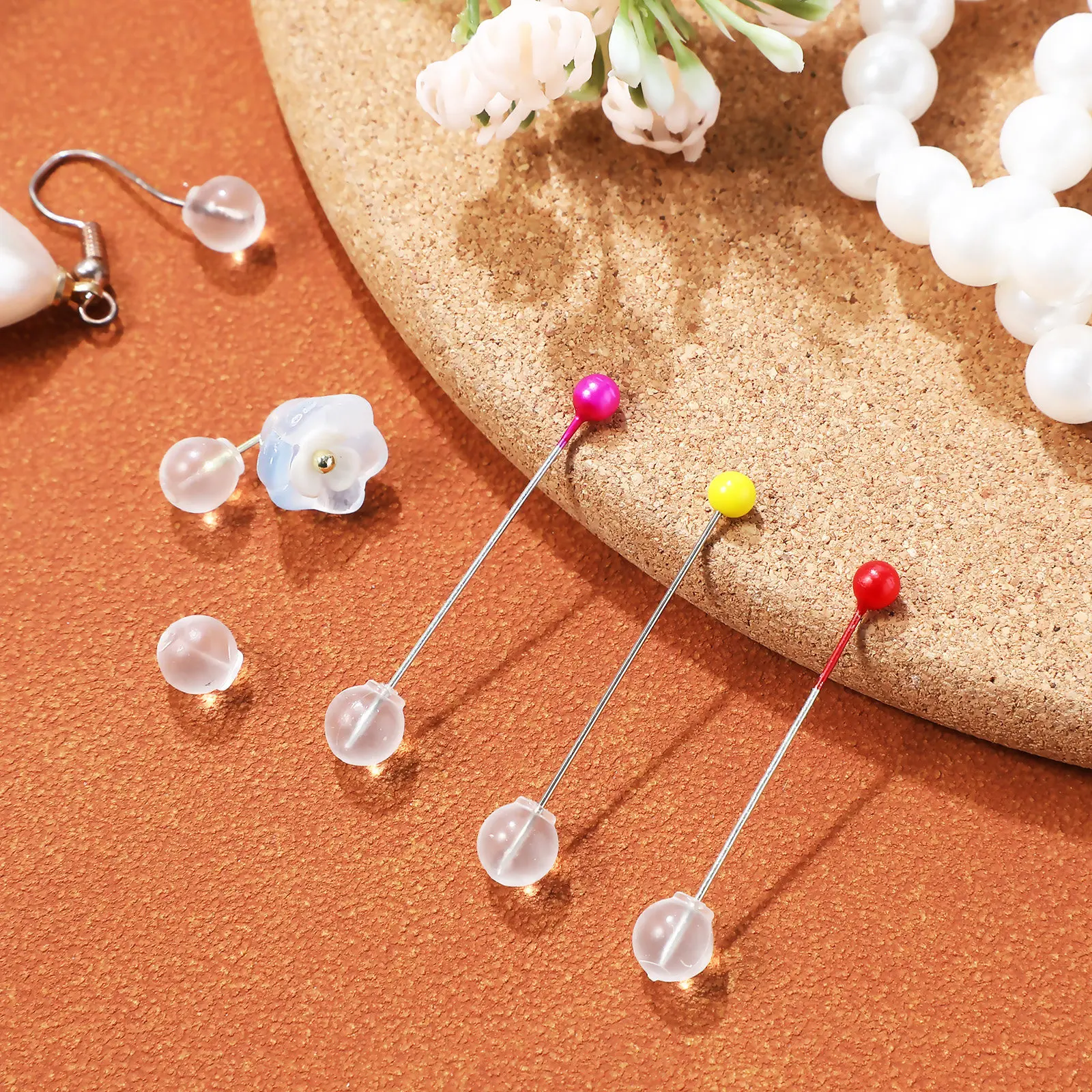 50Pcs Invisible Earring Backs Clear Ear Secure Safety Stoppers Comfortable Earring Replacement Backings for Women