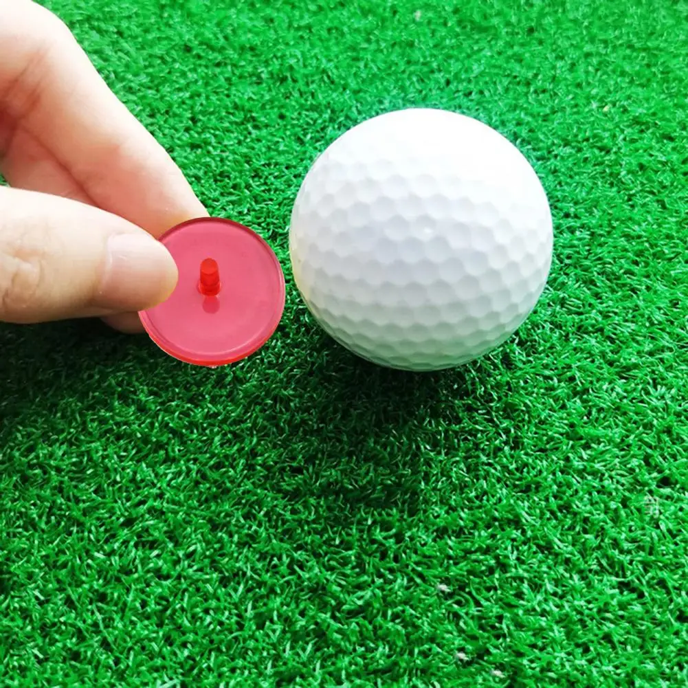 

50/100/150Pcs 2.4cm Golf Ball Marker Colorful Transparent Plastic Golf Ball Position Marker Golf Accessories Men Women Golfer