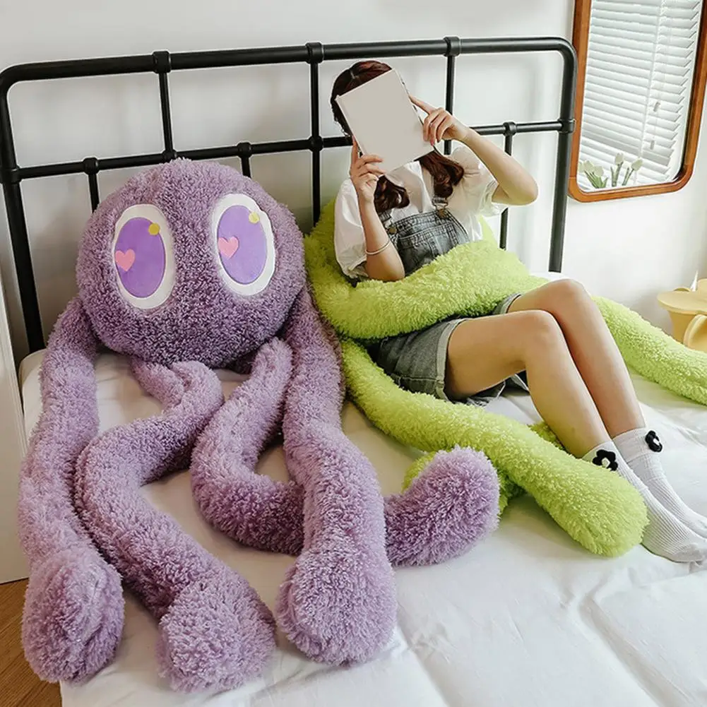 Soft Plush Octopus Toy Soft Huggable Octopus Plush Toy with Long Legs Cute Stuffed Plushie Sleeping Pillow for Kids Bedroom