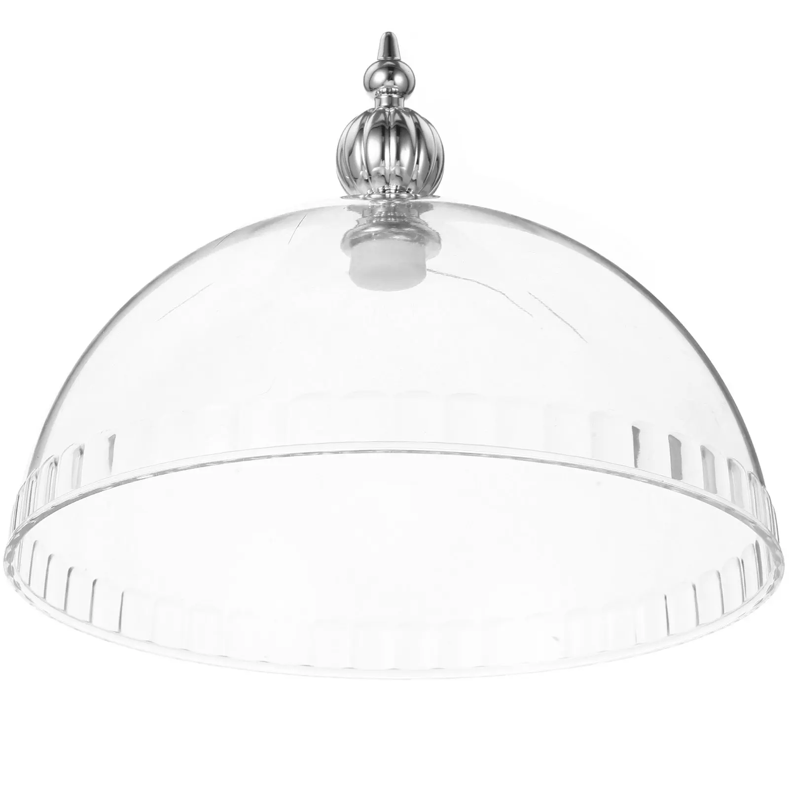 

6.8 Inch Reusable PVC Cake Dome Cover Elegant Transparent Heat Resistant Food Umbrella for Cakes Cheese Boards Burgers Leftovers
