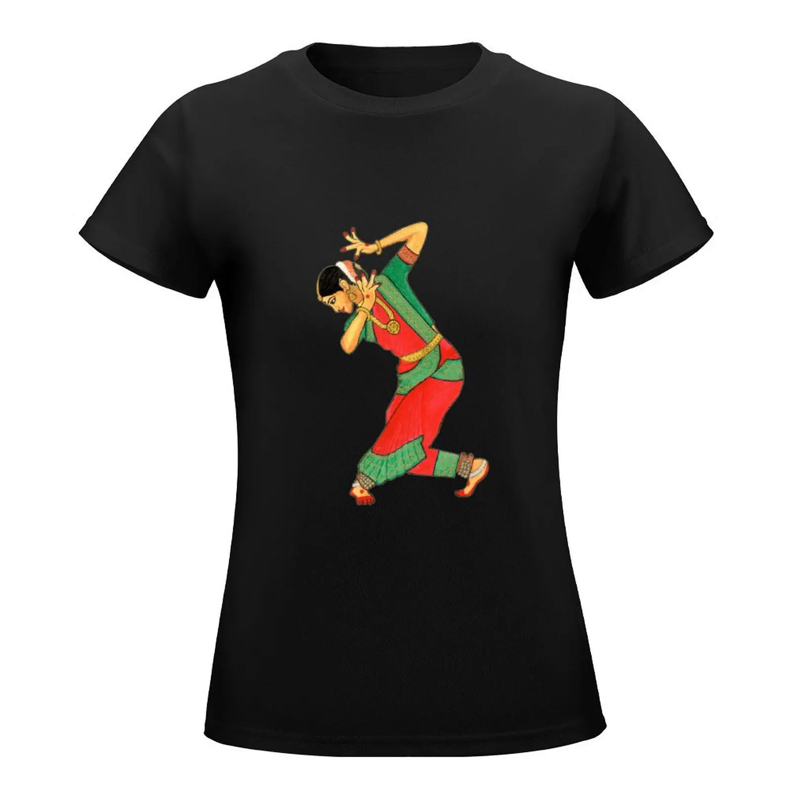 Bharatanatyam dancer art - Indian classical dance / dancer T-Shirt sports fans customizeds Woman clothes