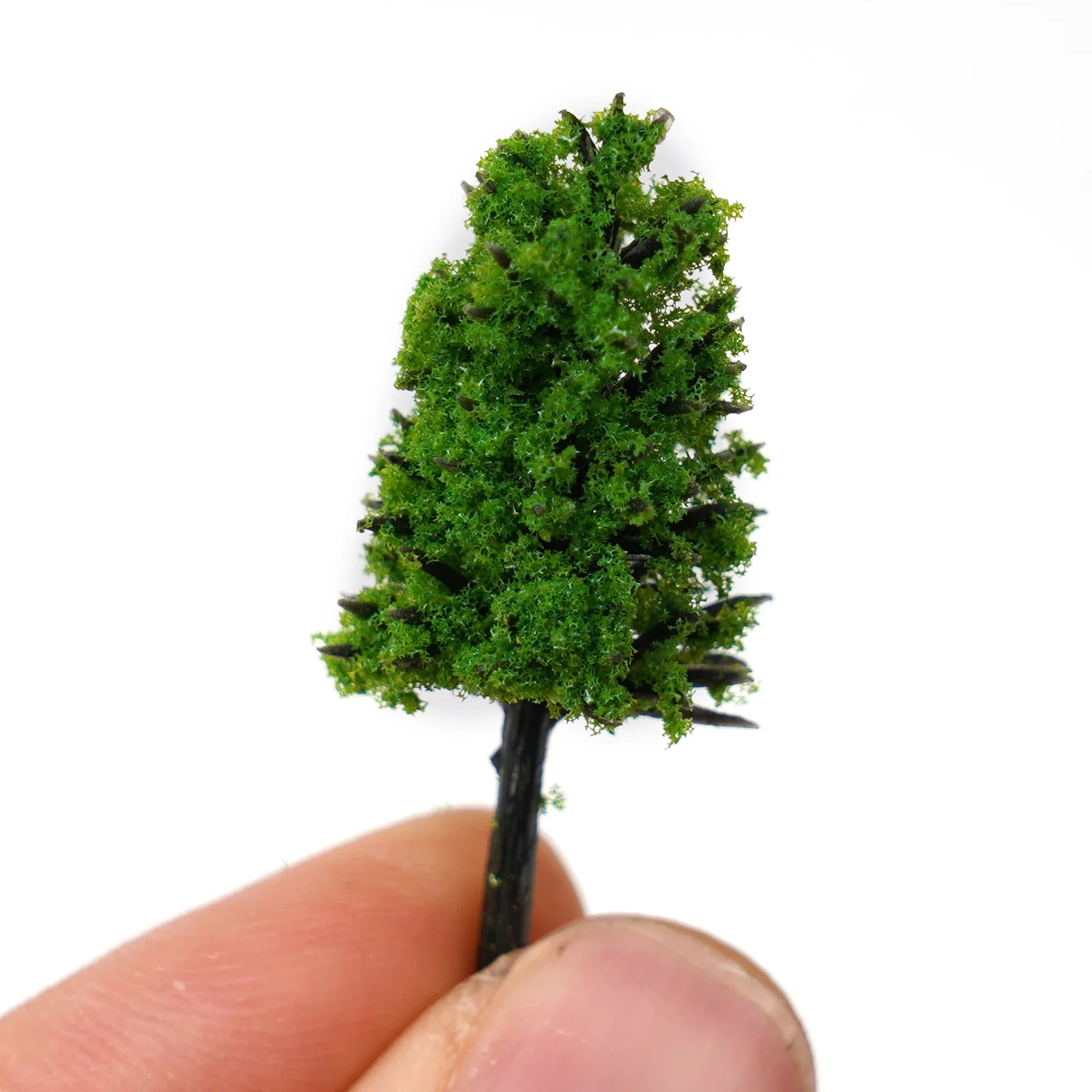 50Pc Plastic Model Train Miniature Tree Scenery DIY Garden Landscape Railroad Building Landscape Accessories Sand Table Models